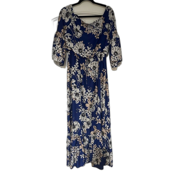 Eliza J floral off shoulder maxi! - Picture 1 of 3